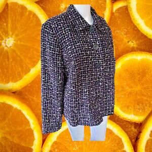 Studio Works Colorful Button Up‎ Blazer Size 14